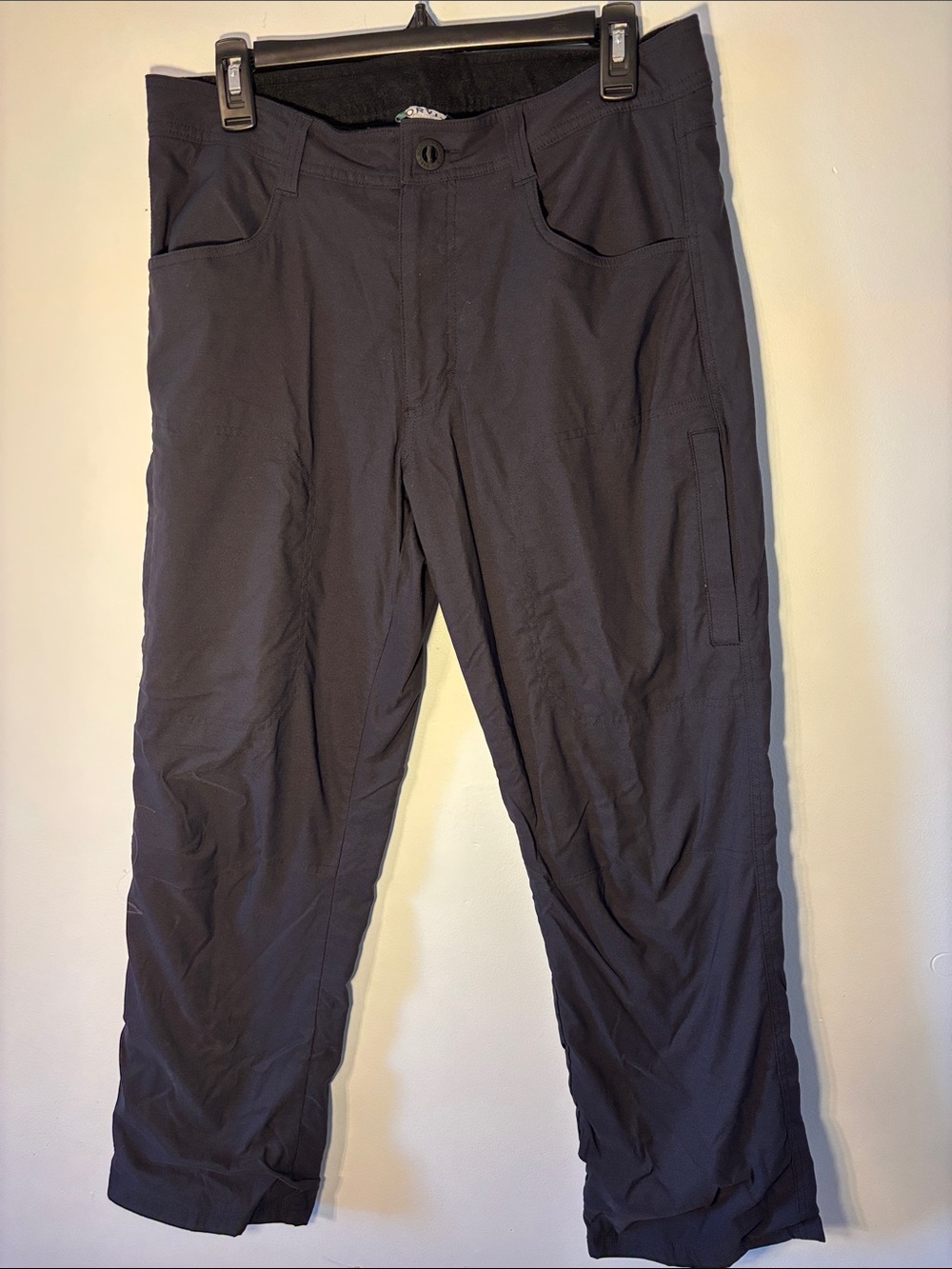 Orvis Men's Flannel Lined Pants in Charcoal Gray
